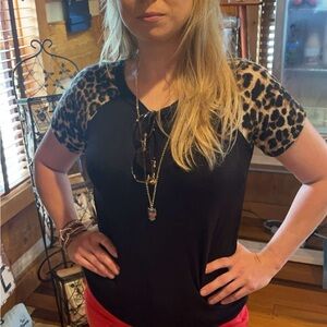 Leopard Print Top